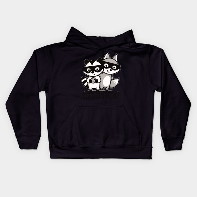 Mischievous Sibling Kids Hoodie by maknatess